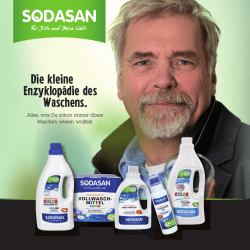 Die kleine Enzyklopädie des Waschens.