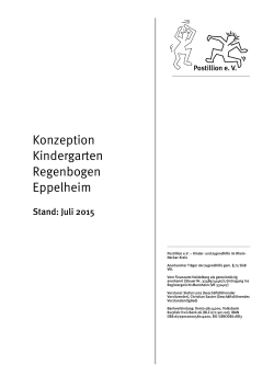 Konzeption Kindergarten Regenbogen Eppelheim