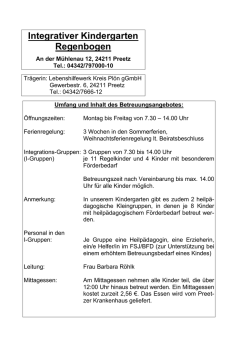 Integrativer Kindergarten Regenbogen