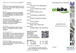 DiViBib-onLeihe - Stadtb&uuml;cherei Wedel