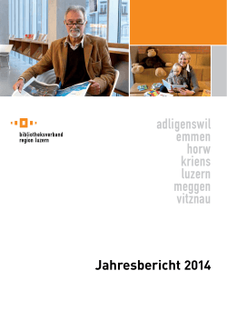 Jahresbericht 2014 (PDF 1`989 KB)