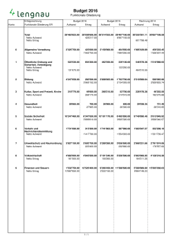 Budget 2016