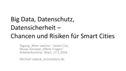 Smart Cities - Arbeiterkammer