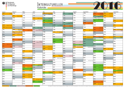 Interkultureller Kalender 2016.indd