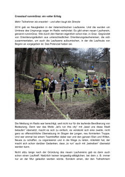 Januar 2015: runninGraz Cross