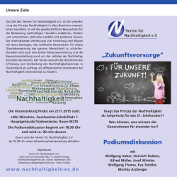 Infoflyer zur Jahreshauptversammlung