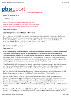 pbsreport.de vom 25.08.2015