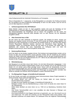 Infoblatt Nr. 2