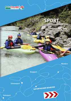 natursport - NaturFreunde Deutschlands