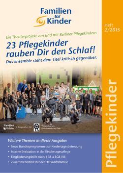Download: Fachzeitschrift Pflegekinder 2/2015