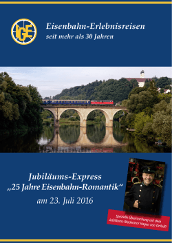 Jubiläums-Express „25 Jahre Eisenbahn