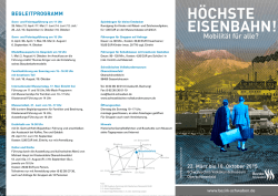 H&Ouml;CHSTE EISENBAHN!
