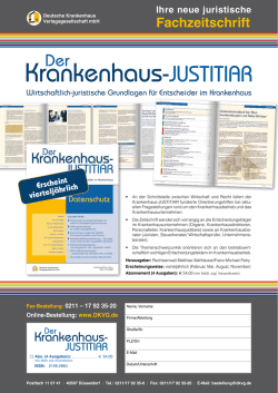 Krankenhaus-justitiar - DKVG
