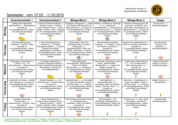 Speiseplan 10.Kalenderwoche - Landessportbund Sachsen