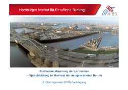 Hamburger Institut f&uuml;r Berufliche Bildung