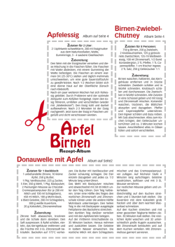 Donauwelle mit Apfel Donauwelle mit Apfel Birnen