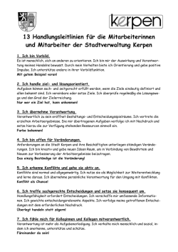 Handlungsleitlinien