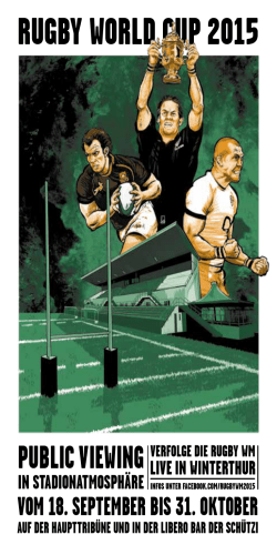 Flyer - Rugby World Cup 2015