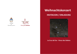 Weihnachtskonzert - Stiftung St. Matthäus