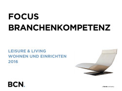 FOCUS BRANCHENKOMPETENZ