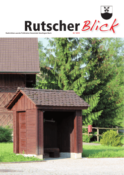 Rutscherblick Juni 2015 - Uesslingen-Buch