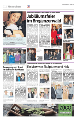 Jubil&auml;umsfeier im Bregenzerwald