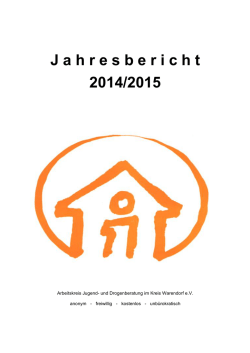 Jahresbericht 2015 - Arbeitskreis Jugend