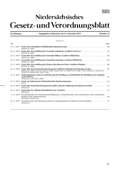 Nds. GVBl. Nr. 19/2015 vom 19.11.2015, S. 299-317