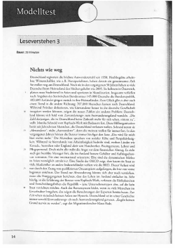 Modelltest - CLAdeutsch