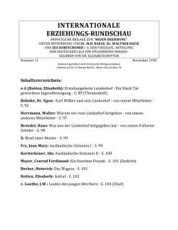 internationale erziehungsrundschau
