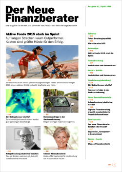 Jetzt herunterladen - Der Neue Finanzberater