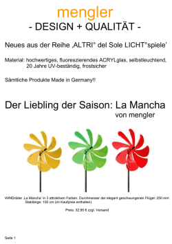 Der Liebling der Saison: La Mancha