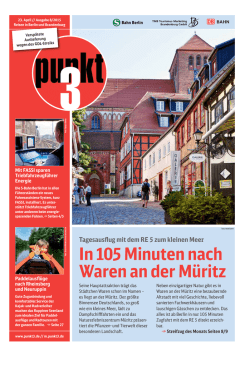 In 105 Minuten nach Waren an der M&uuml;ritz - S