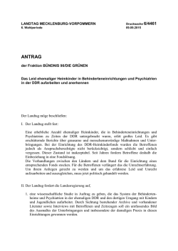 Drucksache 6/4461 - Landtag Mecklenburg Vorpommern