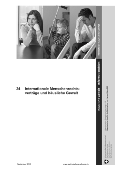 Internationale Menschenrechtsverträge und