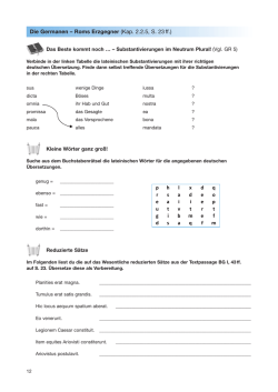 Die Germanen – Roms Erzgegner (Kap. 2.2.5, S. 23 ff.)