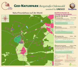lokale Rundwanderwege - Geo-Naturpark Bergstraße