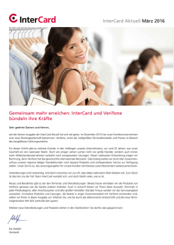 InterCard Aktuell M&auml;rz 2016 PDF 405 KB