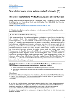 Grundelemente einer Wissenschaftstheorie