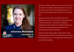 Johanna Wübbeke - Juso
