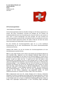 Dr. med. Markus Winzeler und Johanna Winzeler Aerzte