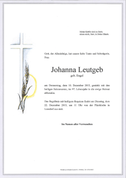 Johanna Leutgeb
