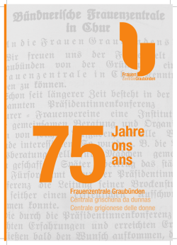 Druckschrift 75 Jahre