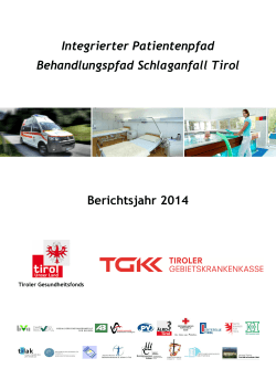 Integrierter Patientenpfad Behandlungspfad Schlaganfall Tirol