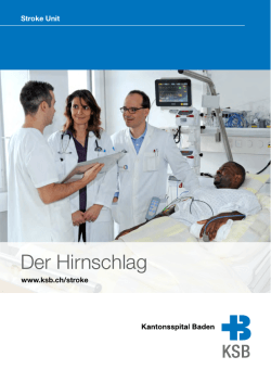 Der Hirnschlag - Kantonsspital Baden