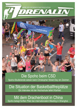 Ausgabe 15/07 - Deutsche Sporthochschule Köln