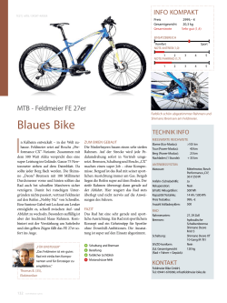 blaues bike