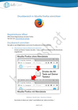 Druckbereich in Mozilla Firefox einrichten