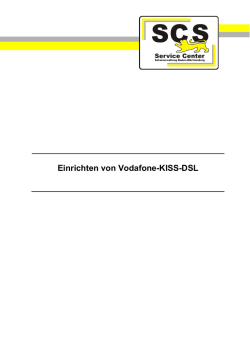 Einrichten von Vodafone-KISS-DSL - IT.KULTUS-BW