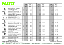 Preisliste Büro-Sessel-Stühle VK Oktober 2015.cdr - sanaform